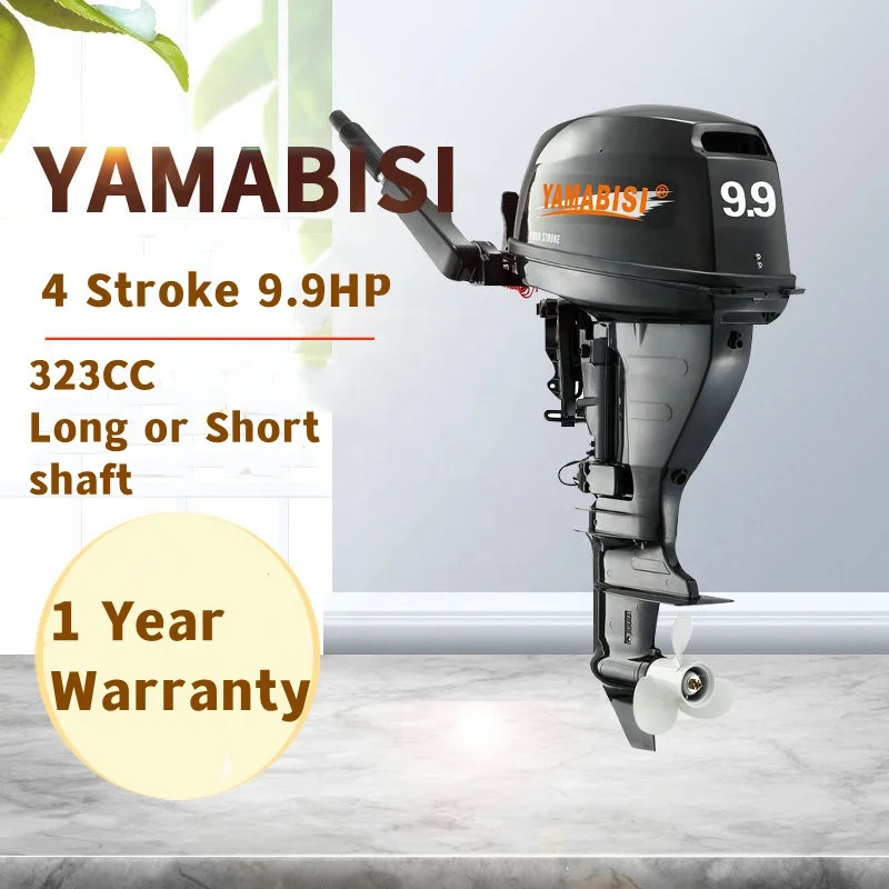 انظر هنا! أعلى جودة YAMABISI 4 السكتة الدماغية 9.9hp محرك خارجي طويل قصير رمح محرك القارب للبيع