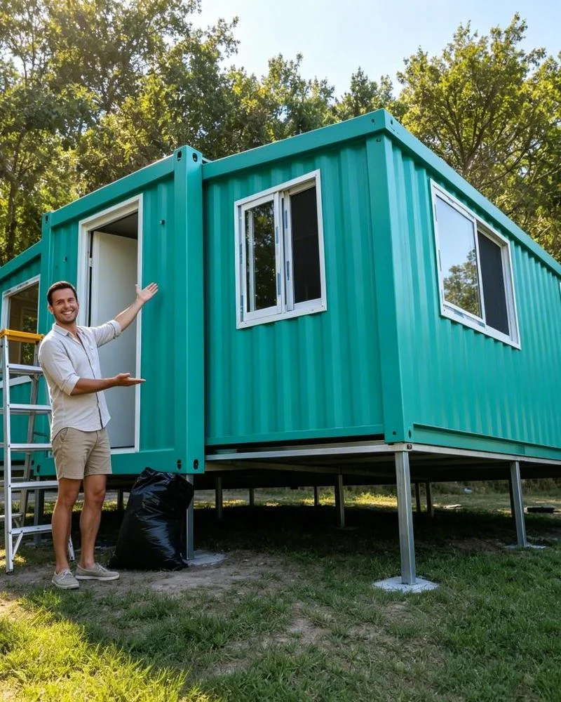 Double Side Expandable Container House Triple Expandable Container Home Foldable Container Villa for Luxury Living