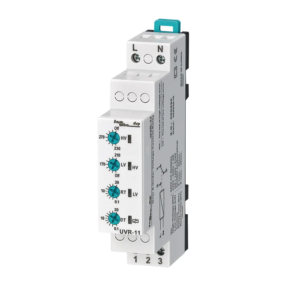 Samwha-Dsp UVR-11 220vac Monofase Overspanning En Onderspanningsbeveiliging Relais