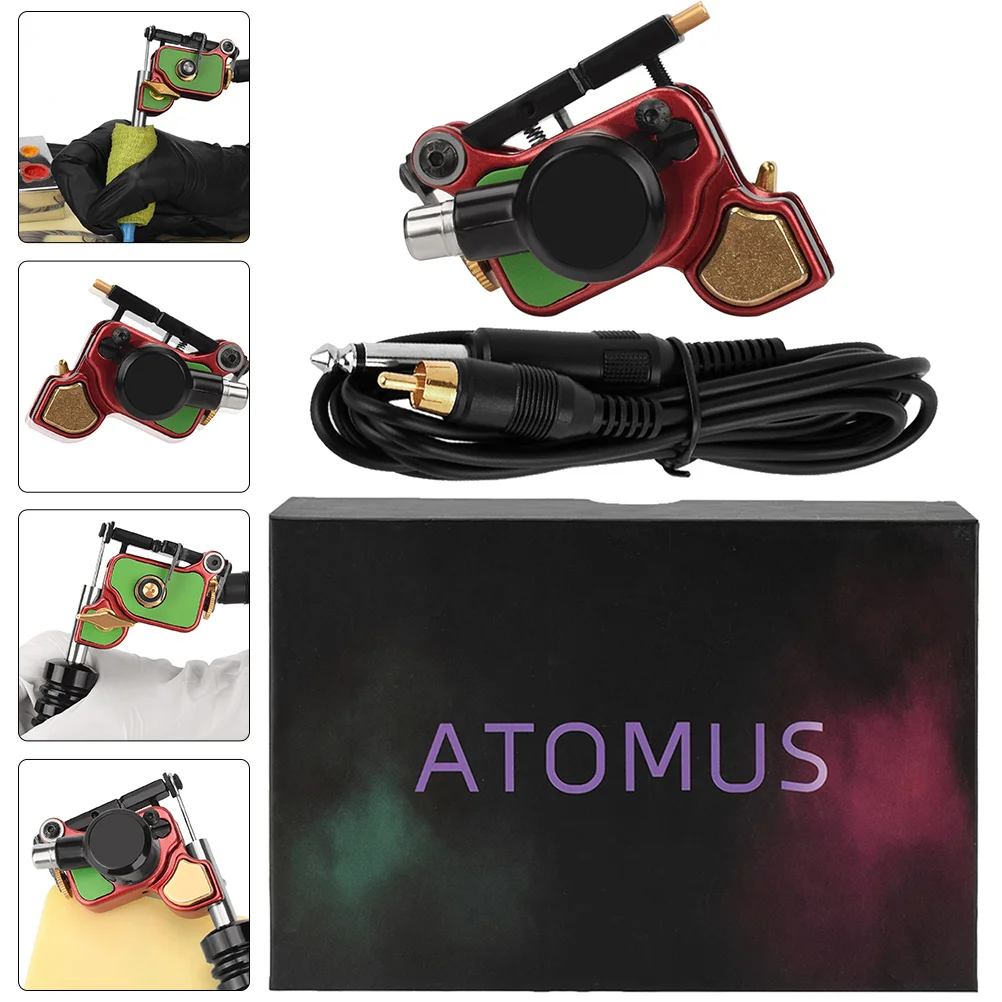

Professional Rotary Tattoo Machine for Lining Shading Totem DIY Designs Beginner and Expert Use Portable Zinc Alloy Tattooing