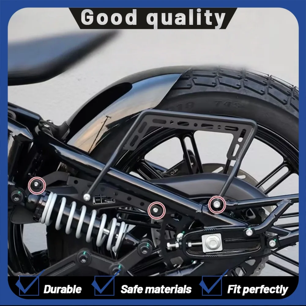 

【Good quality】For BENDA Napoleonbob 500 custom left side bag retro side hanging bag tool bag bracket accessories