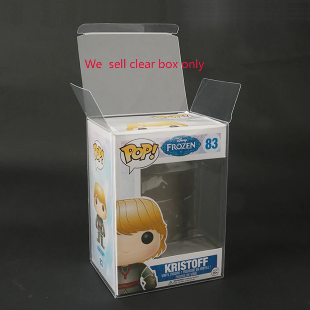 ZUIDID for 4inch high quality Transparent Clear box by hand for Funko pop series collection storage protective box