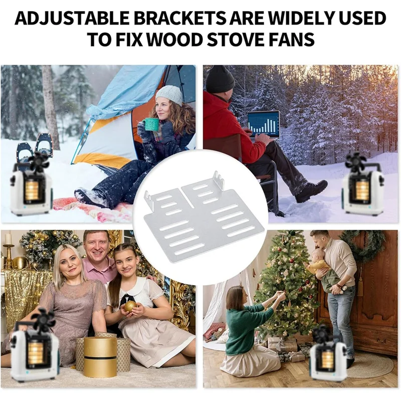

A93Z Wood Stove Fan Bracket, Fixing Fireplace Outdoor Accessories For MH9BX, MH12HB, Wood Fireplace Fan Mounted,