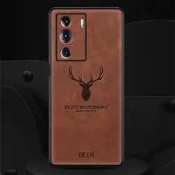 Cases For ZTE nubia Z40 Pro Leather Phone Case For Nubia Z40 Z30 Pro Elk Deer Head Cover For Nubia Z40 Pro Lens Protective Cover