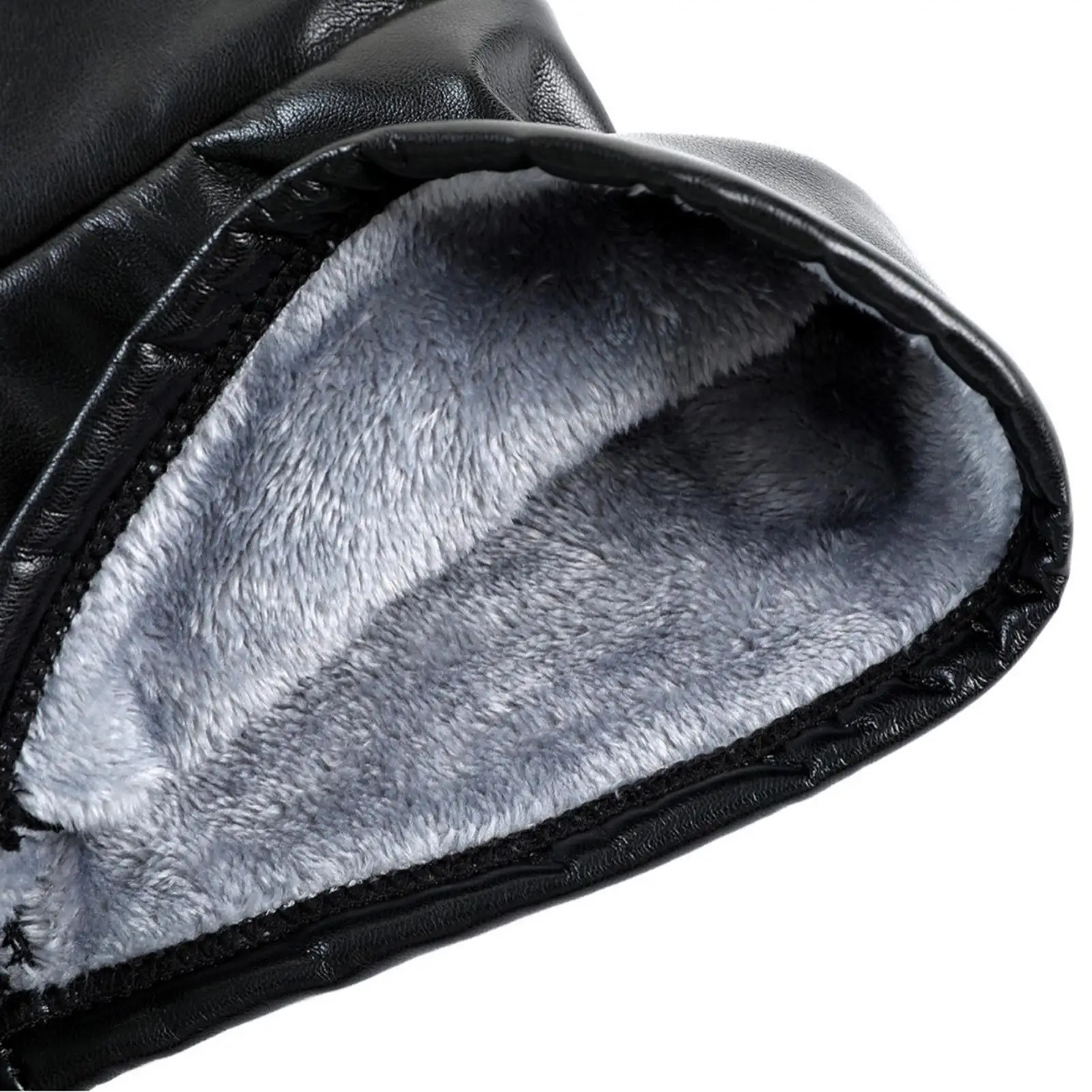 

Snow Face Cover Windproof PU Thickened Hat Winter Cycling Fleece Lined Hood For Outdoor Motorcycle Riding Hiking Running Fishing