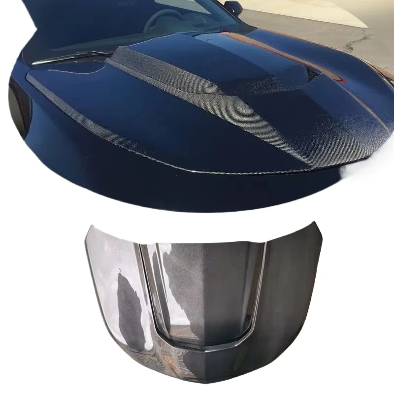 

New Carbon Fiber Bonnet Hood for 2016-2020 Chevrolet Camaro Carbon Creations ZL1-Bolt-On Black