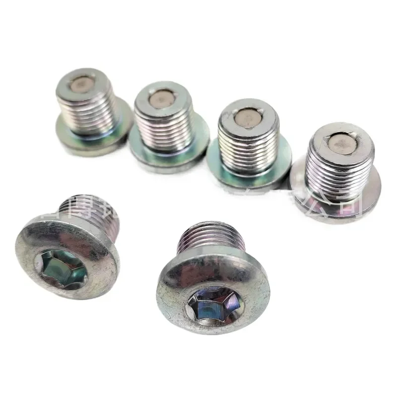 Magnetic Oil Drain Plug Compatible with CFMOTO 0180-332100 High Performance Engine Sump Screw for Beach Buggy Four Wheel Kart