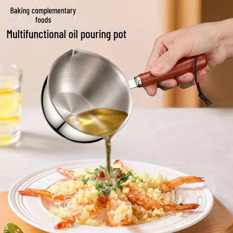 German Extra-Thick 316 Stainless Steel Mini Oil Pouring Pot