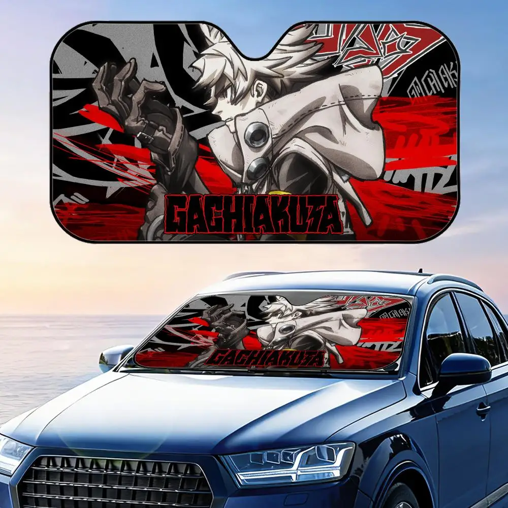 

Anime G-Gachiakuta Sun Visor Reusable Aluminum Foil Car Sunshade UV Protection Heat Insulation Windshield Cover