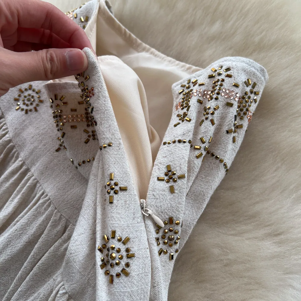 エレガントでシックな刺繍入りセクシーなスカート、伸縮性のあるハイウエスト、韓国ファッションスカート、夏の女性服