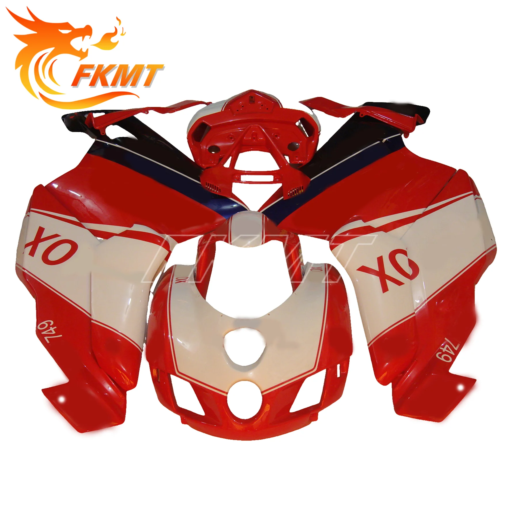 

Unpainted Bodywork Motorcycle For Ducati 999 749 2003-2004-2005 Fairing Accessories Pack left and right Components