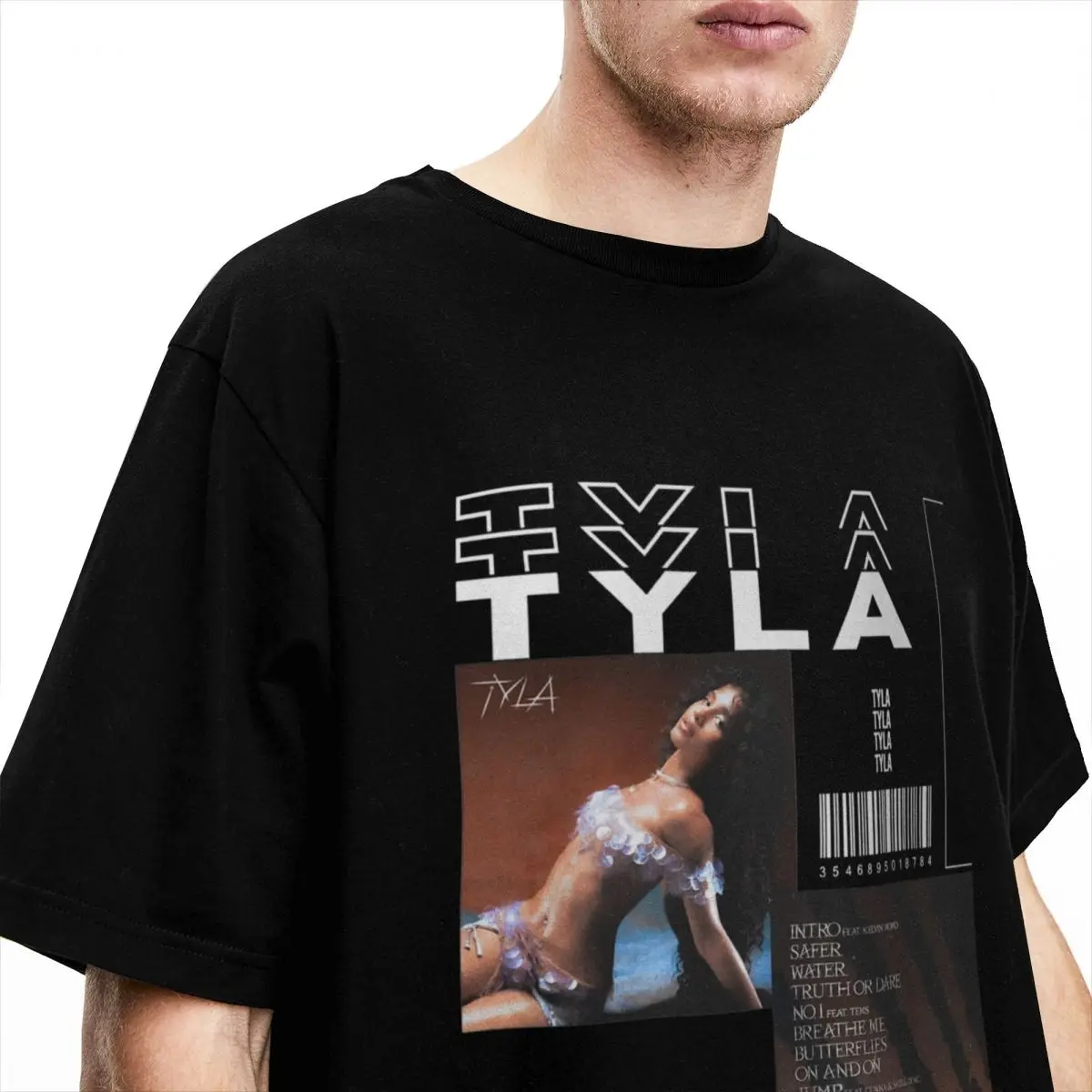 Casual Tyla Music Week Singer Tour 2024 T Shirt Men Women Pure Cotton Tee Shirt Gift Idea Clothes