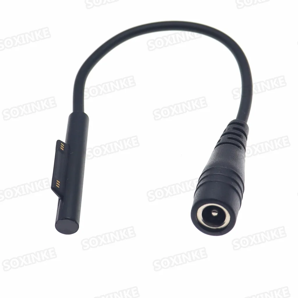 Cable de carga para ordenador portátil para Microsoft Surface Pro 6 5 3 4 Dc 5,5*2,1mm enchufe hembra adaptador de corriente convertidor para Surface Go