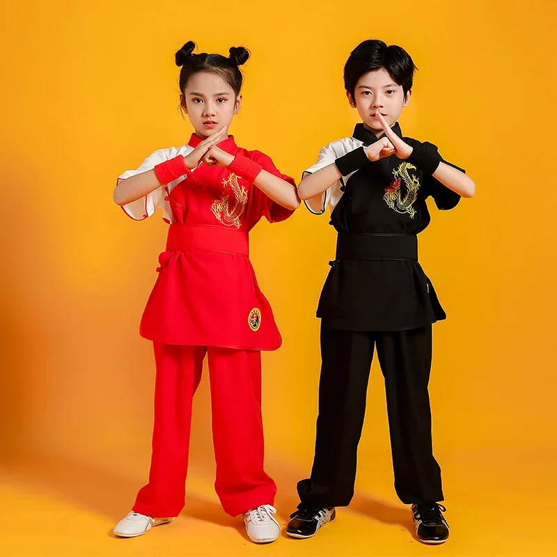 

Adult Kid Chinese Traditional Wushu Costume Clothes Boys Girls Kungfu Pak Tai Chi Martial Art Uniform Outfits Custom Log