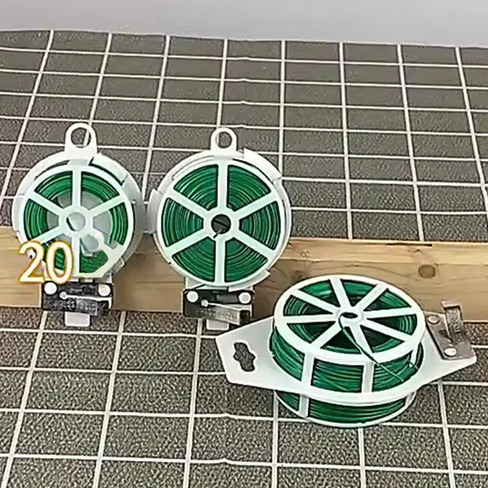 Garden Tie Wire Plant Support Wide Applications Convenient Cutting Fixing Flexible Rope Secure Strapping Support