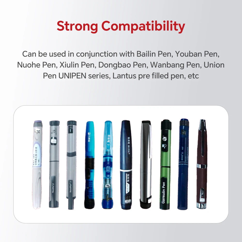 100pcs/box Insulin Pen Needle, Sinocare 32G 4MM Painless Needle Blood Glucose Accessories for Diabetic,Eyelid Tool Tattoo Needle image 5