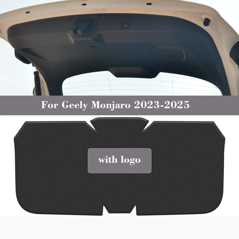 

Коврик для задней двери багажника, противоударный и противообрастающий защитный коврик для багажника для Geely Monjaro 2023-2025, декоративная накладка