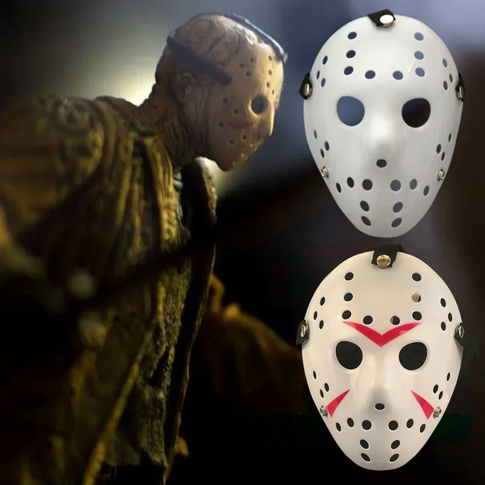 Movie Hockey Mask Jason Voorhees Friday The 13th Horror Scary Mask Halloween Party Cosplay Masks for Adult Men Halloween Gift