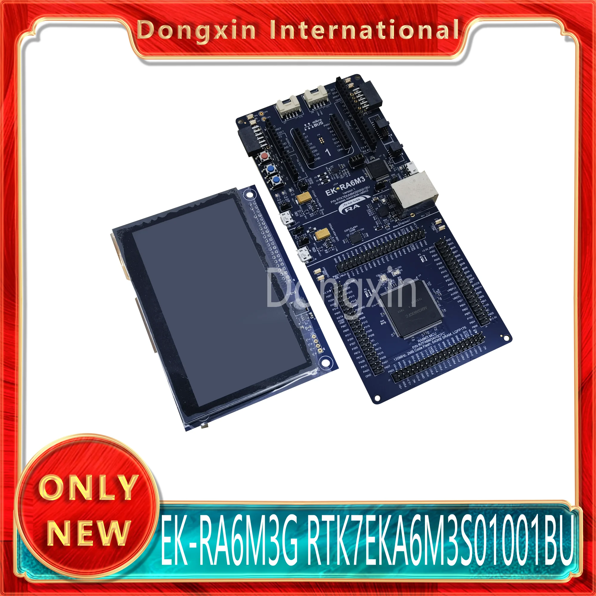 

EK-RA6M3G RTK7EKA6M3S01001BU R7FA6M3AH3CFC MCU Graphics Evaluation Kit Development Board