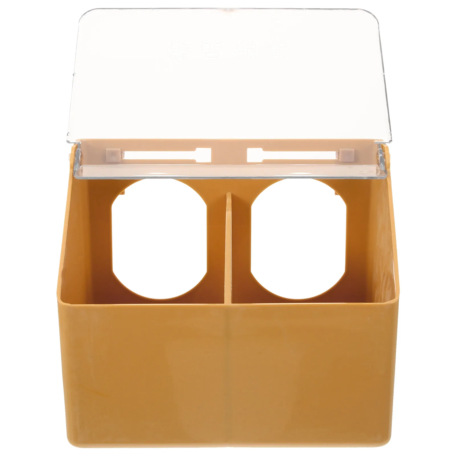 

Hanging Pigeon Feeder Cage Pigeon Feeding Tool Plastic Material Wear Resistant Simple Installation Hanging Feeder