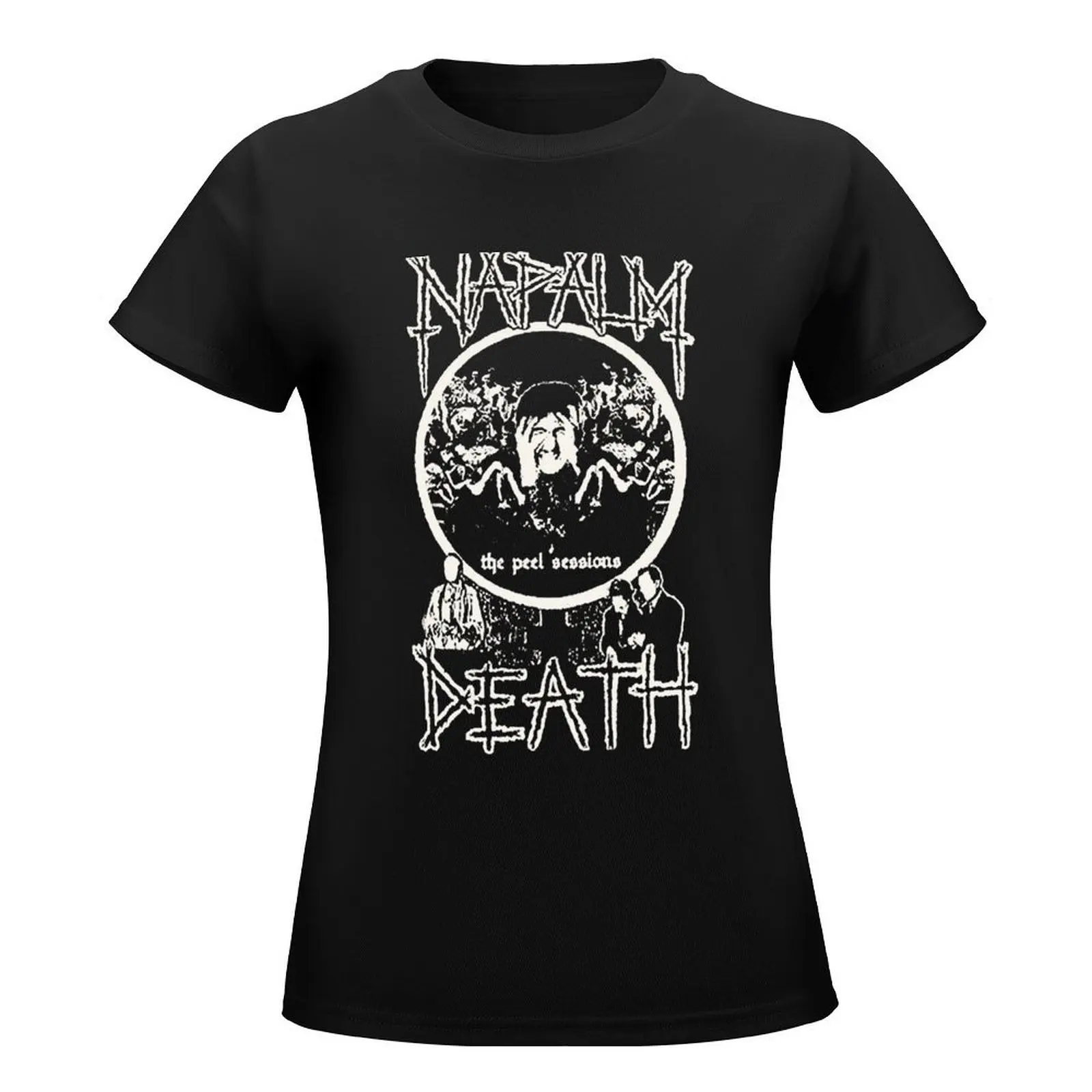 Napalm Death T-Shirt Short sleeve tee blacks plain t shirts for Women