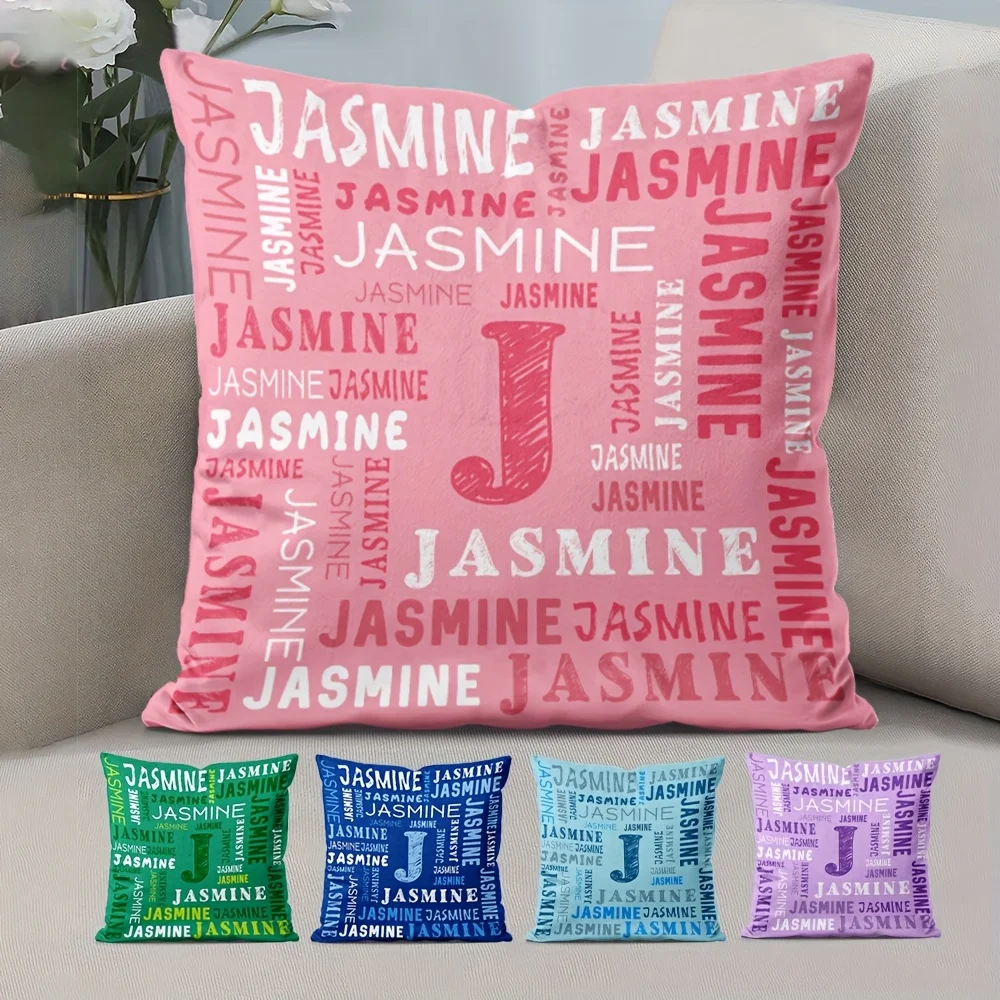 Personalized Custom Pillow Cover Cushion Cover Customized Name Throw Pillow Case Cover Home Decor Pillowcase for Sofa Seat