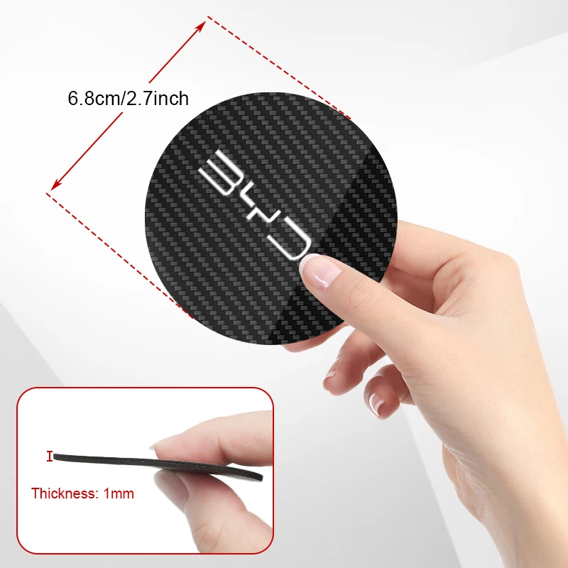 2-Pack Anti-Slip Cup Holder Coasters for BYD - Image 7