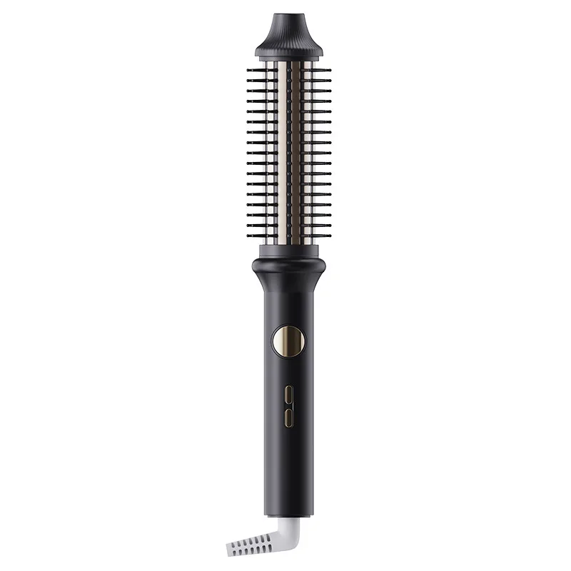 

Hot Brush Hair Styler Electric Rise Hot Smoothing Brush Ceramic Heated Hair Curler