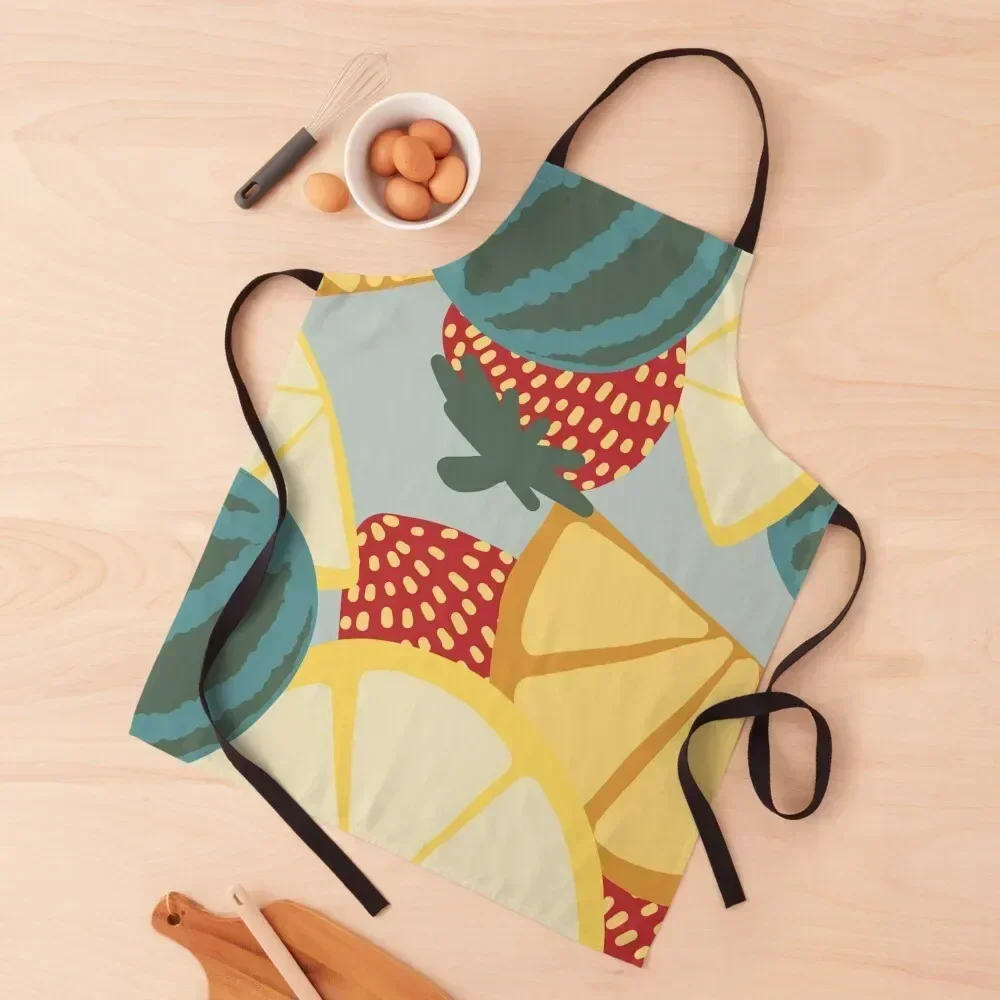 

Mid-century Modern Fruit Apron professional hairdresser Things For Kitchen Nursing Kitchen Special Accessories Apron