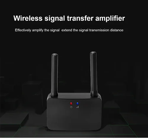 Imagen 2 del producto Amplificador repetidor de señal inalámbrico, extensor de código de aprendizaje para sistema de alarma de 433MHz y alarma de Sensor Detector inalámbrico