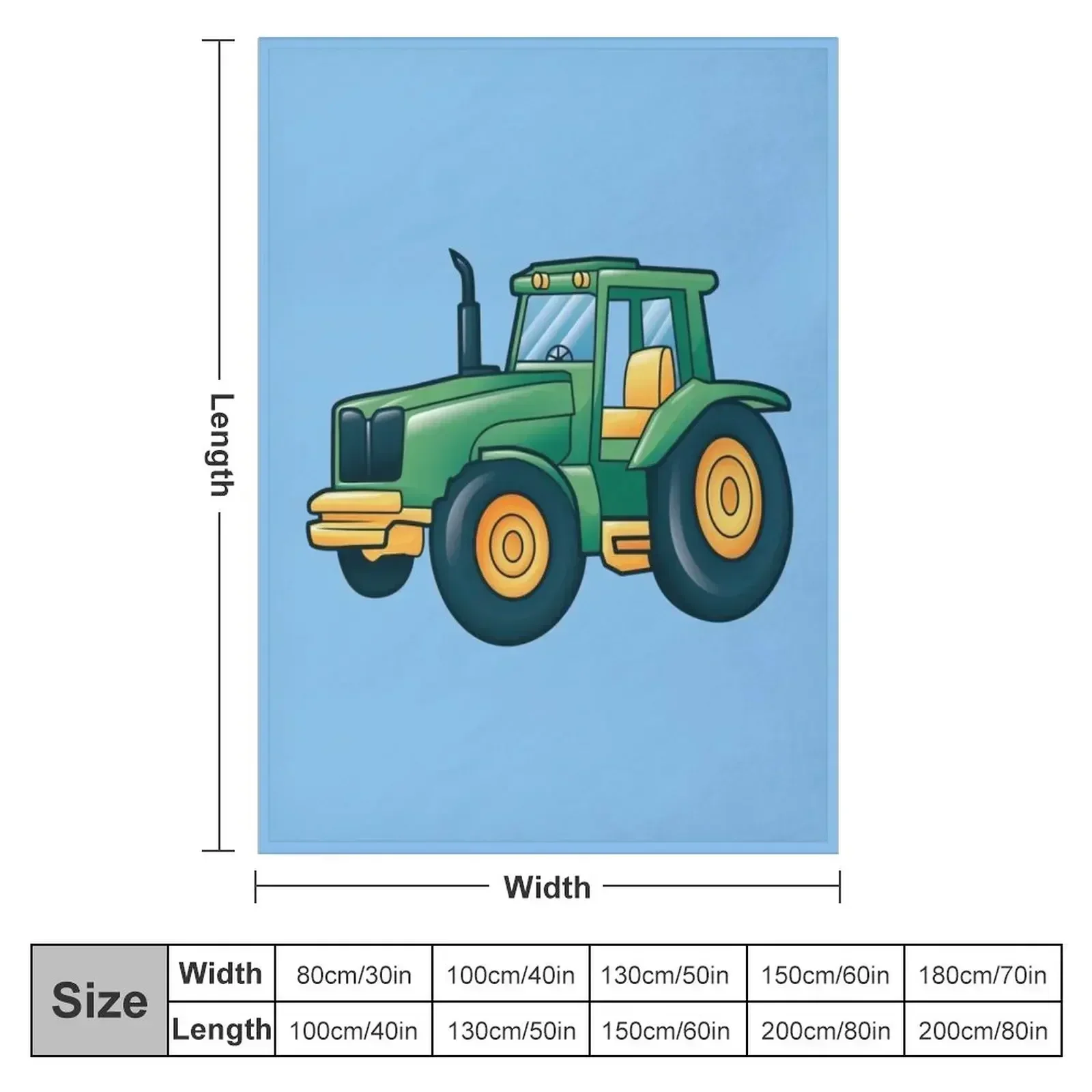 tractor Throw Blanket Soft Plaid blankets and throws Fashion Sofas Hairys Blankets