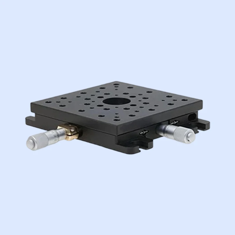 PT-XYR113T (with perforation-free top cover) manual displacement stage / XY-axis adjustment range 13mm