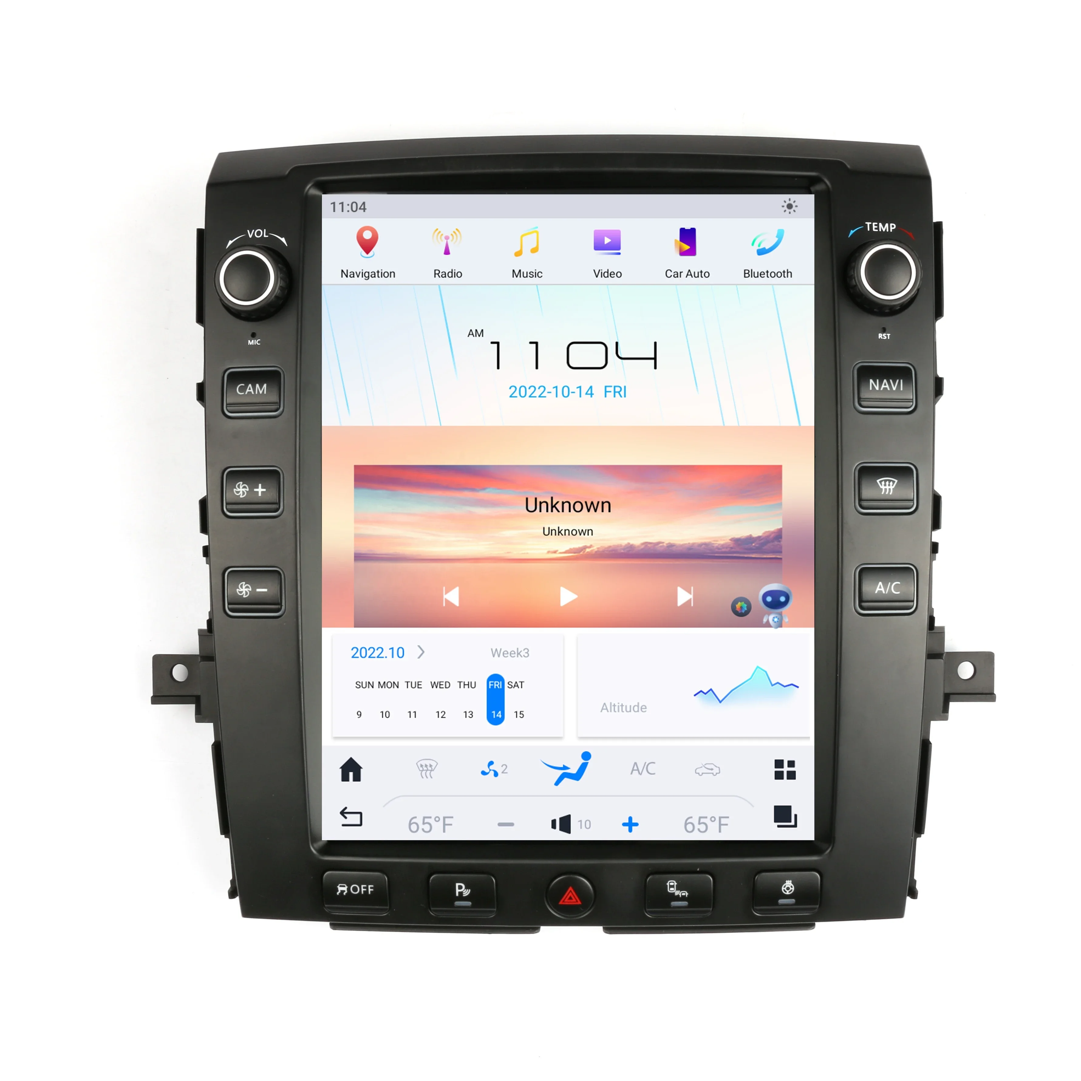 Car Radio 12.1inch Vertical Screen Android Multimedia Radio Car DVD Player GPS Navigation for Nissan Titan 2016-2019