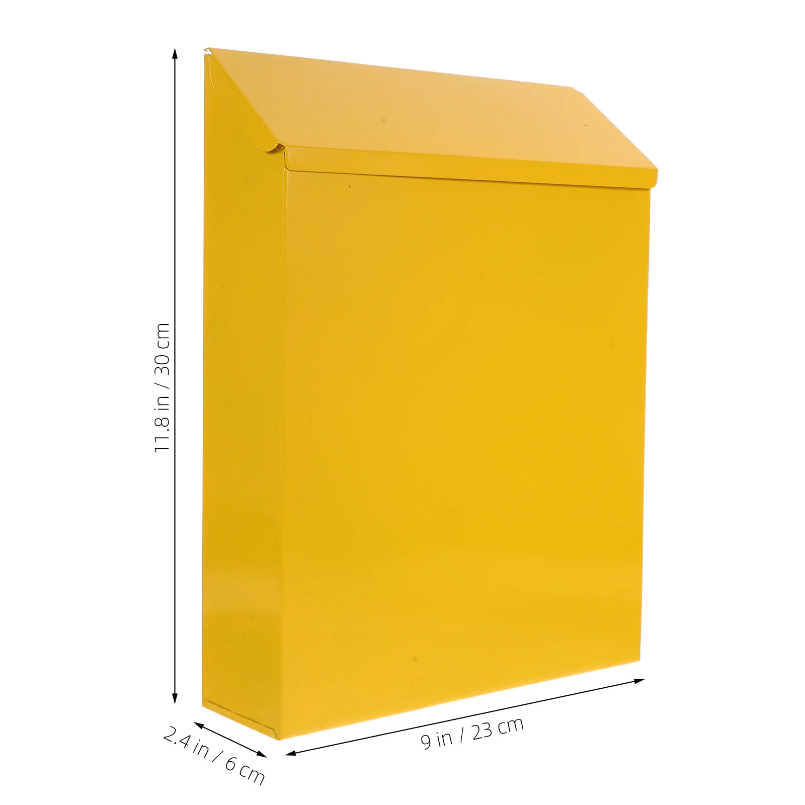 철제 우편함 장식품 1개, 제안서함으로 사용 가능, 철제 우편함, 불만 제기함 또는 제안함, 사진 소품