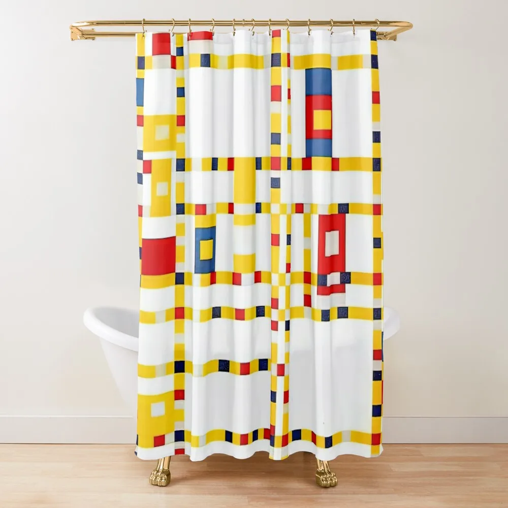

piet mondrian best paintings, piet mondrian art style, piet mondrian artwork Shower Curtain Funny Shower Curtain