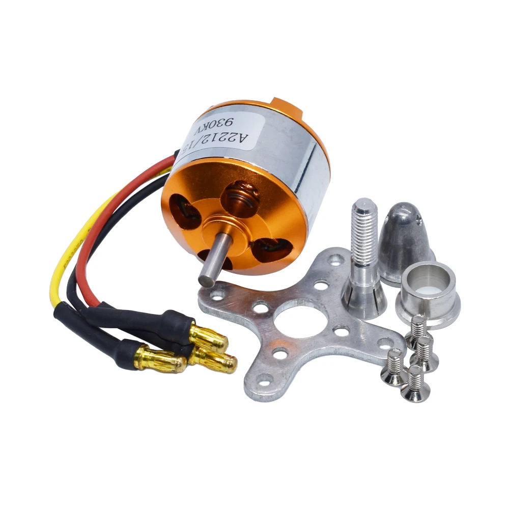 Imagem -04 - Motor sem Escova para rc Avião Multi Copter Outrunner A2212 930kv 1000 1400 1800 2200 2450 2700kv 1pc