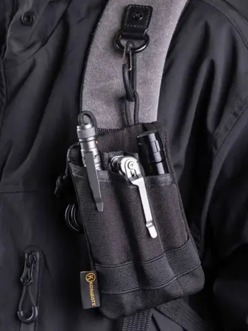 Mini EDC Pouch Multifunctional Outdoor Sports Camping Hiking Purse Wear-resistant for Camping Hiking Mountaineering