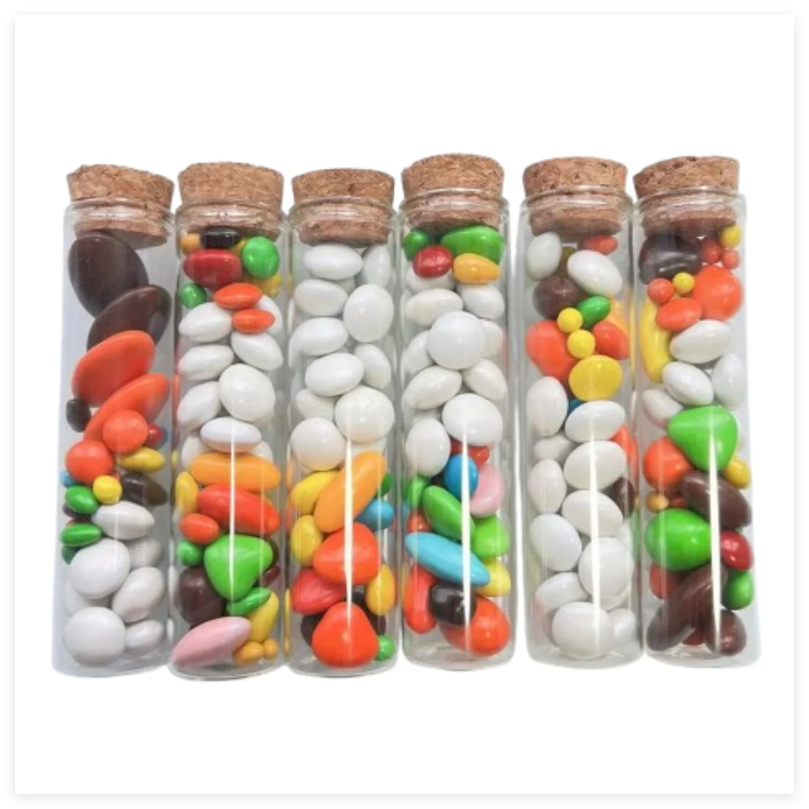 40 шт. стеклянная бутылка, свадебные драпировки, диаметр пробирки 25 мм, пробковые стеклянные банки, пустой контейнер, сделай сам, поделки, бутылка конфет, свадебный подарок