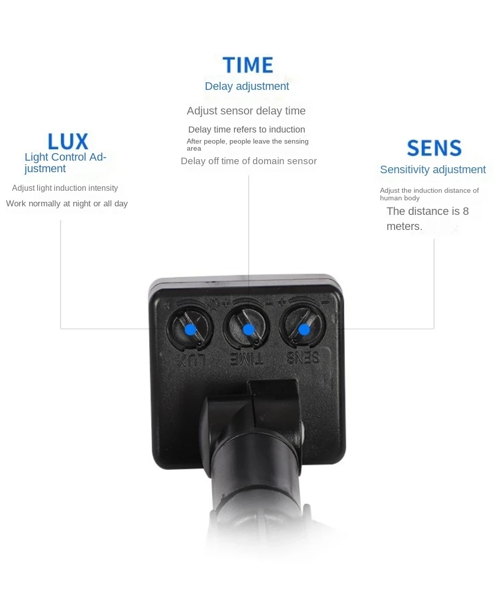 LED Human Body Induction Floodlight, Outdoor Courtyard, Corridor Infrared Induction Patch Projectors, Flood Lighting Spotlight