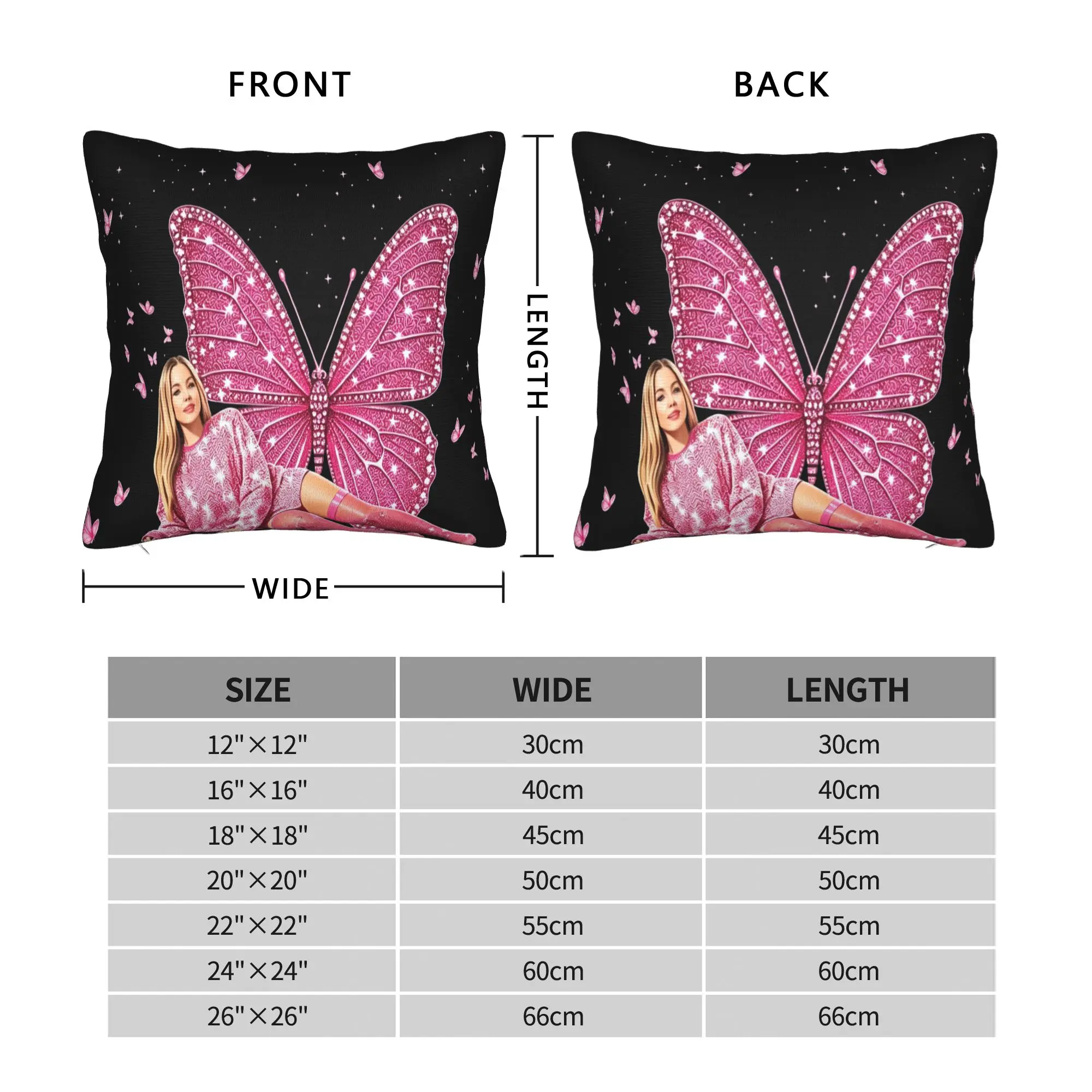Hilary Duff Lucky Me Tour Pillow Case  Soft Pillow Cover Cute Funny Cushion Cover For Sofa Car Home Decor