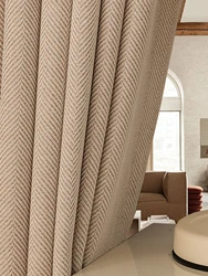 Ipc Luxurious Blackout Curtains with Textured Design Thermalinsulated, Noise Reducing Privacy Enhancing instalation for Bedroom