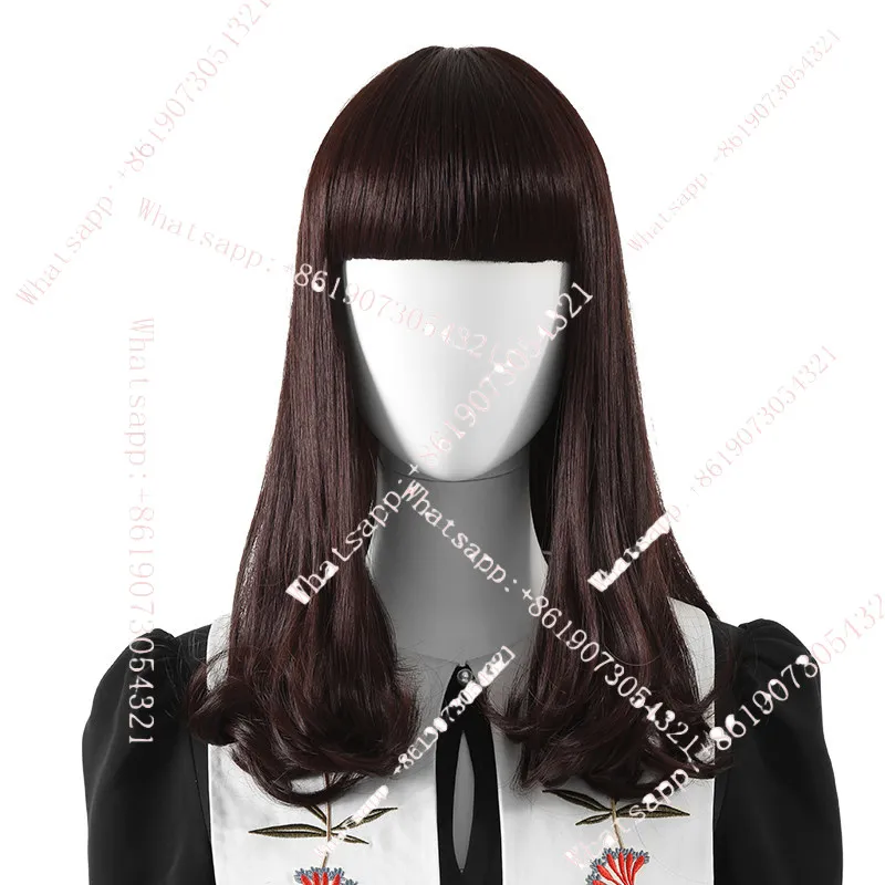 

Model wig props, special for model head mold hair cover, fashionable female model wig curly hair