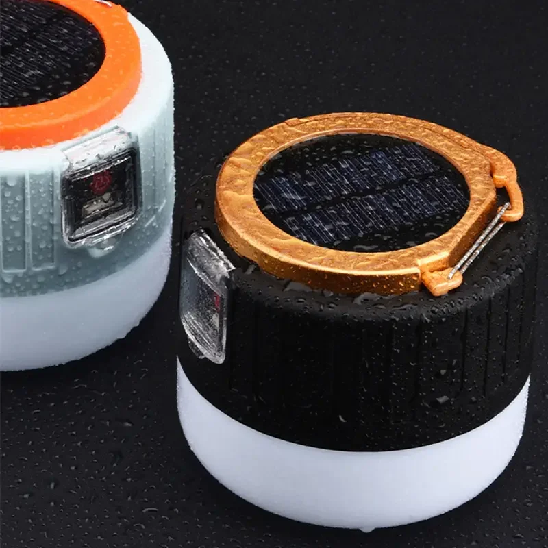 LED Camping Light USB Rechargeable Bulb High Power Outdoor Tent Lamp Portable Lantern Emergency Lighting Lights For BBQ Hiking