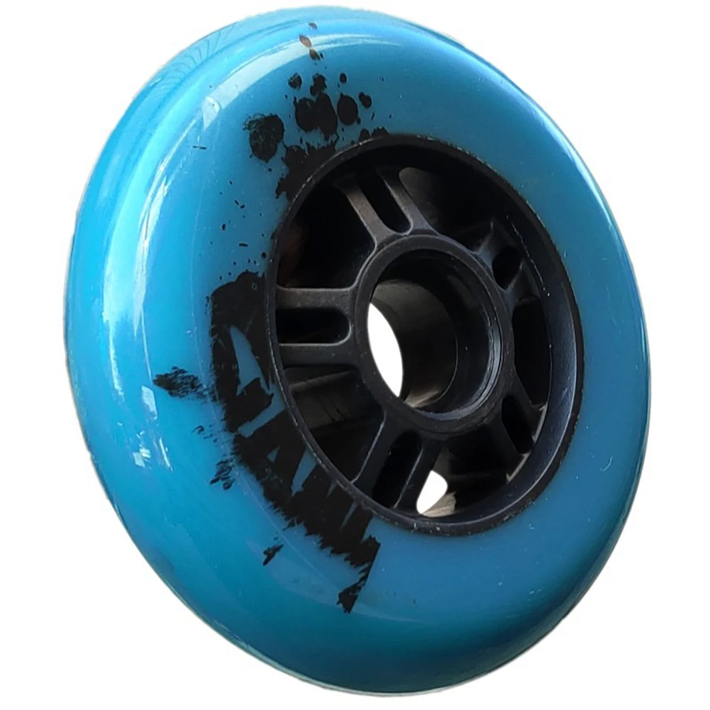 100mm 85A Outdoor Inline Hockey Skate Wheels Wysoka elastyczność z łożyskiem Błyszczące koła do łyżworolek Wrotki Części bagażu