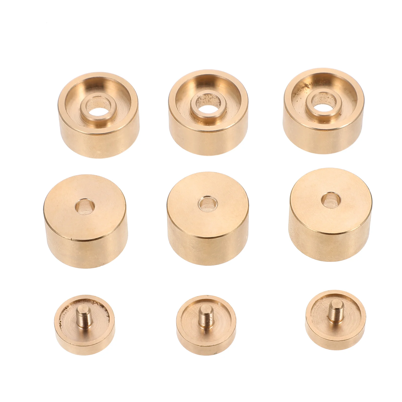 

Buttons Small Upper and Lower Cover Musical Instrument Tool Mini Trumpet Buckle Snap Golden Finger