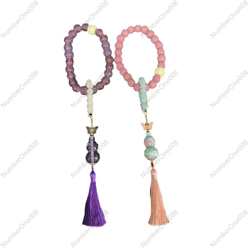 

Medieval high-end fashion and light luxury, holding old glaze and filigree enamel tassels