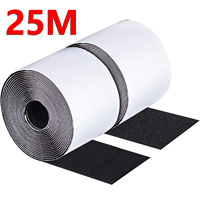 5cm Wide Magic Sticker Scratch Tapes Self-adhesive Hook and Loop Fastener Double Sided Straps with Glue DIY Accessories 1/5/25M