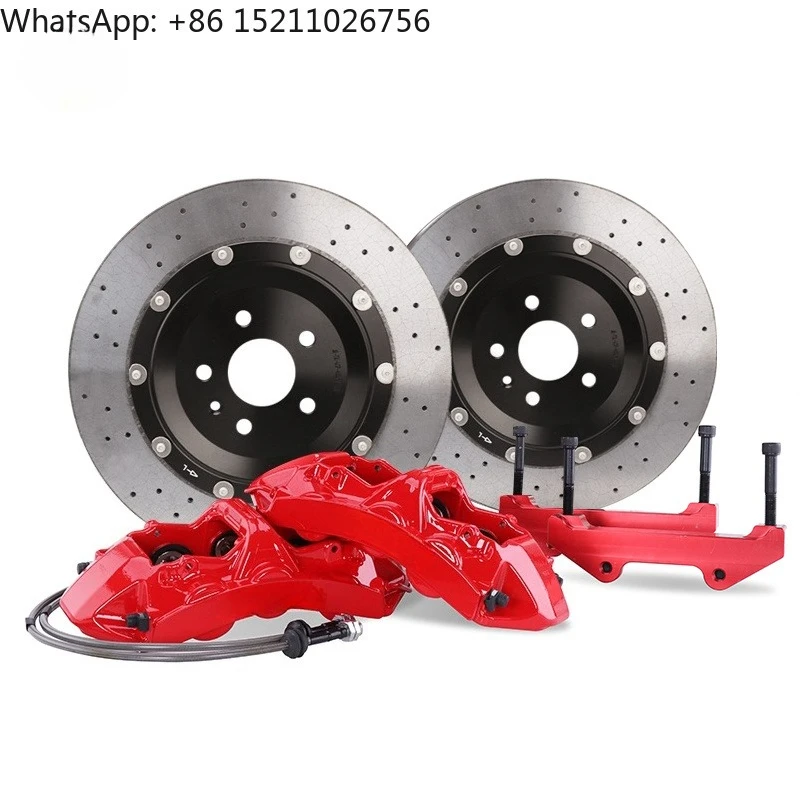 Racing Big Brake Kit 380MM*36MM Carbon Ceramic Brake Disc CCB with GT6 Brake Calipers for Ford Ranger Raptor Mustang Bronco F150
