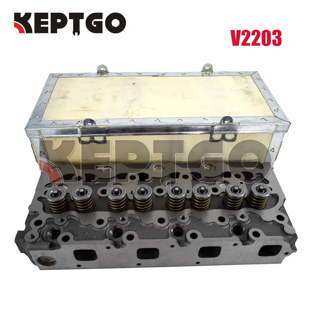 New Complete Cylinder Head For Bobcat 337 753 763 773 S185 Kubota V2203V2203T