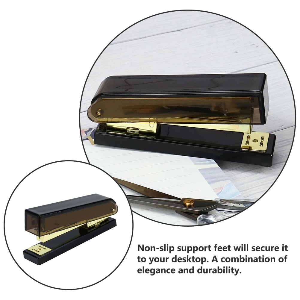 

Acrylic Metal Stapler Office Supplies Grapadora De Tapiceria Bulletin Board Work Desk Large Capacity Non Slip Feet St Size